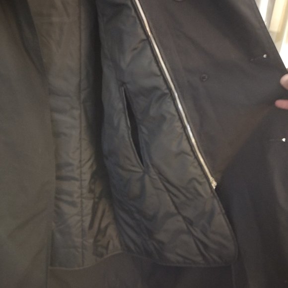 Military DSCP Defender Navy Fully Lined Trench coat  - 46R - Trench Jacket - Picture 9 of 12